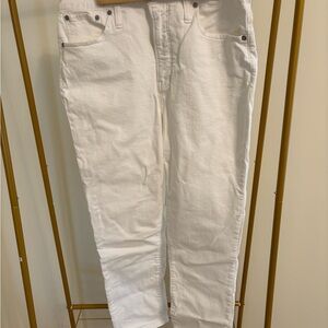 Madewell Women's The Perfect Vintage White Jeans